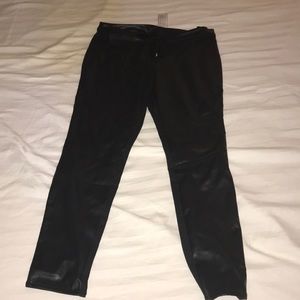 HSN Nene Leakes Faux leather black leggings